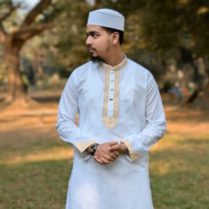 Code 50 এমব্রয়ডারি সাদা কালার